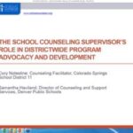 School Counseling Supervisor's Role in Districtwide Program Advocacy & Development Featured Image