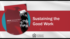 Sustaining Model webinar